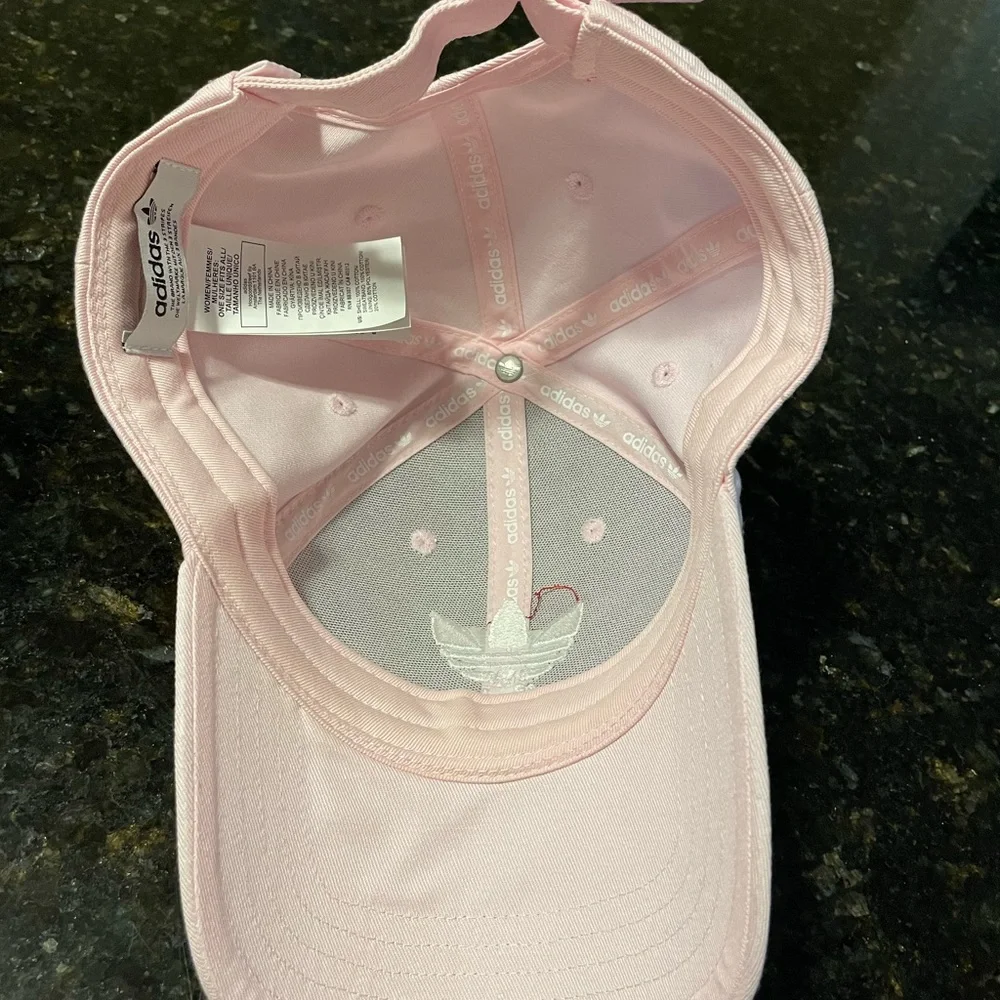 Blush Pink Adidas Originals Trefoil Adjustable Strapback Cap